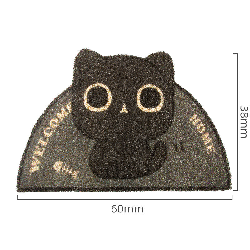 Anti-splash Large Cat Litter Mat Anti-seize Feet