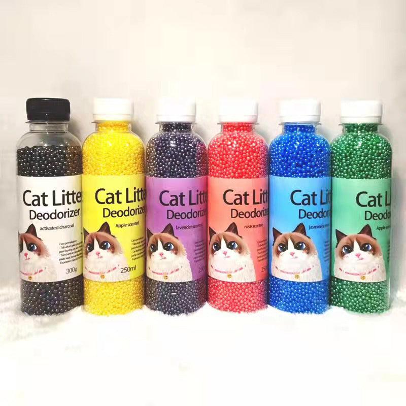 Deodor Bead For Cats Toilet Absorb Deodorant Beads For Cat Litter Box
