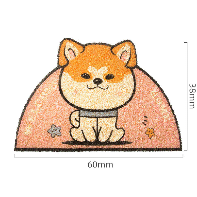 Anti-splash Large Cat Litter Mat Anti-seize Feet