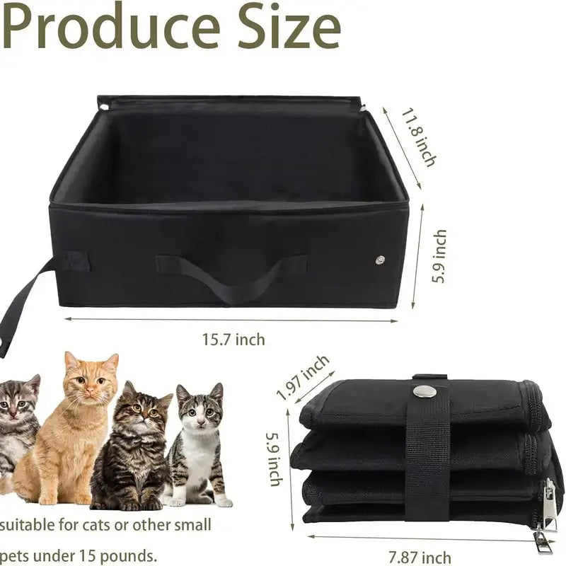 Outdoor Foldable Cat Litter Box