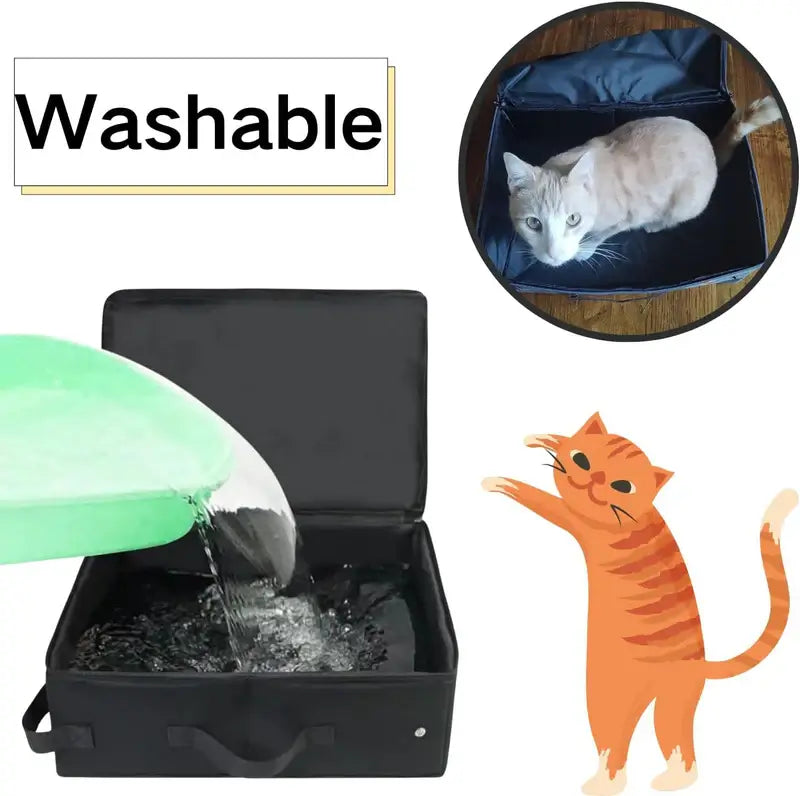 Outdoor Foldable Cat Litter Box
